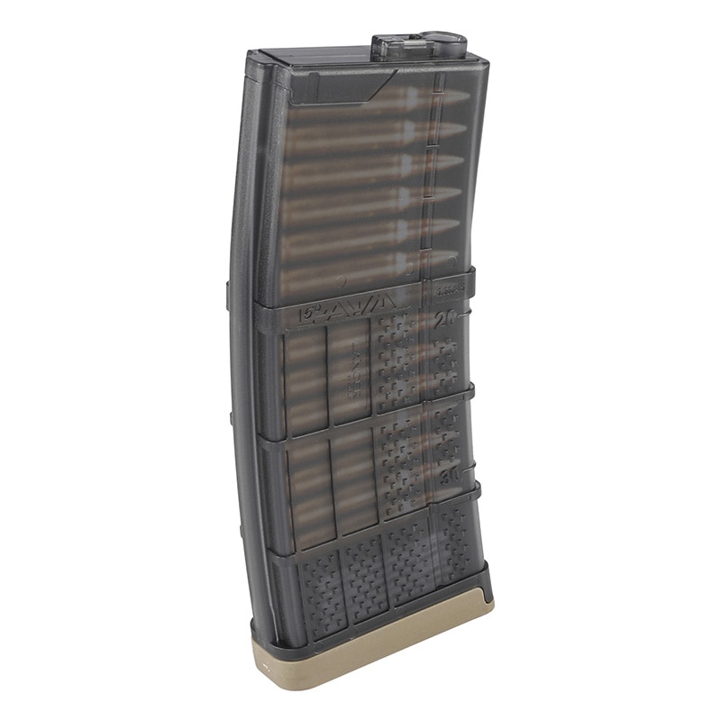 EMG/CYMA M249A Lancer Systems L5AWM 5.56x45 Magazine Tan