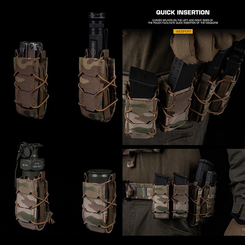 WoSporT HSGI スタイル GEN2 TACO ピストル マガジン ポーチ 9mm