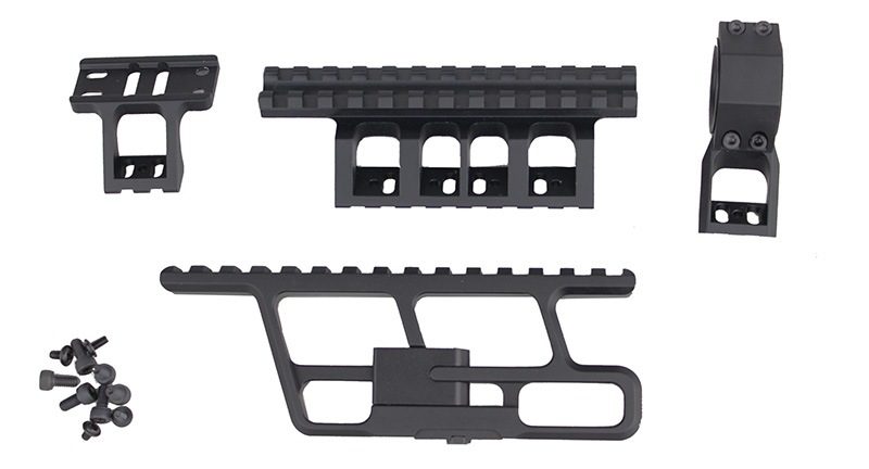 自衛隊 訓練用 信管 ミリタリー 軍用機器部品 金属製 FMA RS REGULATE AK-307スタイル モジュラーサイドマウント BK