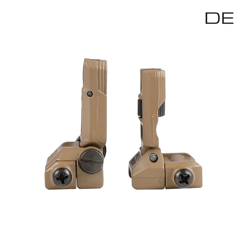 MAGPULタイプ MBUS PRO フルメタル バックアップサイト BK ブラック/DE