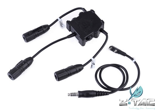 Z-Tactical TCIタイプ デュアルPTTスイッチ | ヘッドウェア,無線機器
