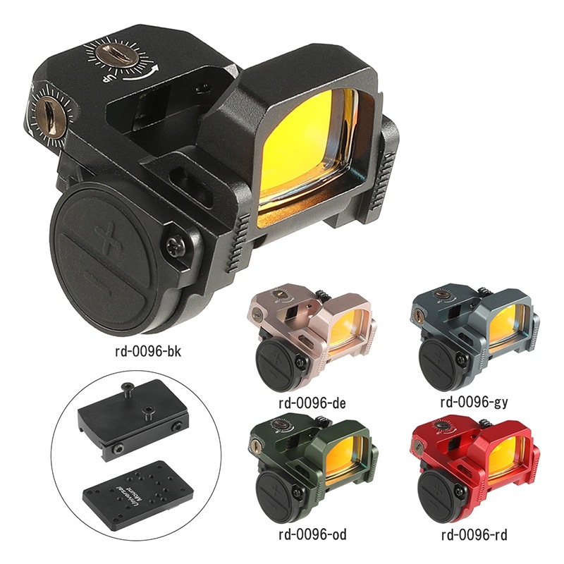 VISIM Proタイプ FlipDot フォールディングリフレックスサイト Red
