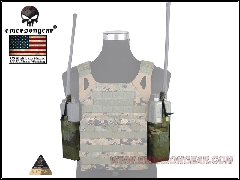 EMERSON CPスタイル JPCプレートキャリア専用 MBITRラジオポーチ CB