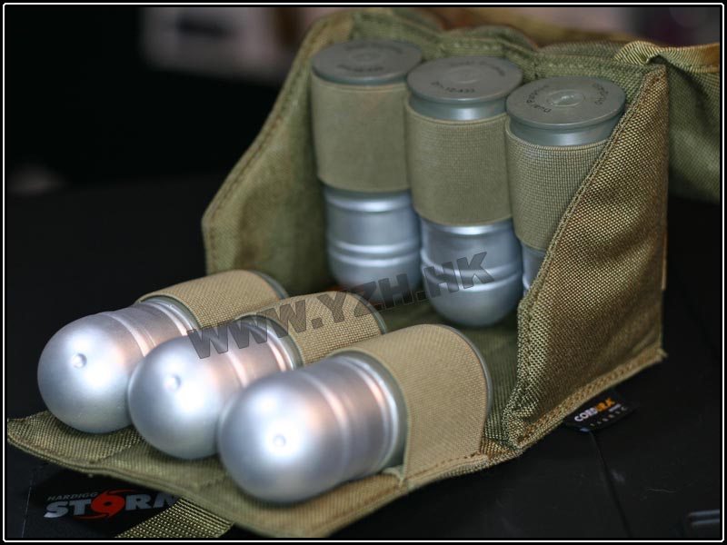 EMERSON SIX PACK 40mmグレネードポーチ BK | サバゲー装備品,ポーチ