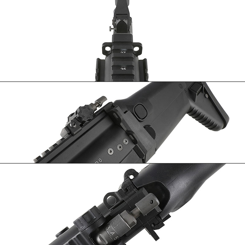 WE SCAR-L ガスブローバックライフル BK | エアガン本体,ガスライフル