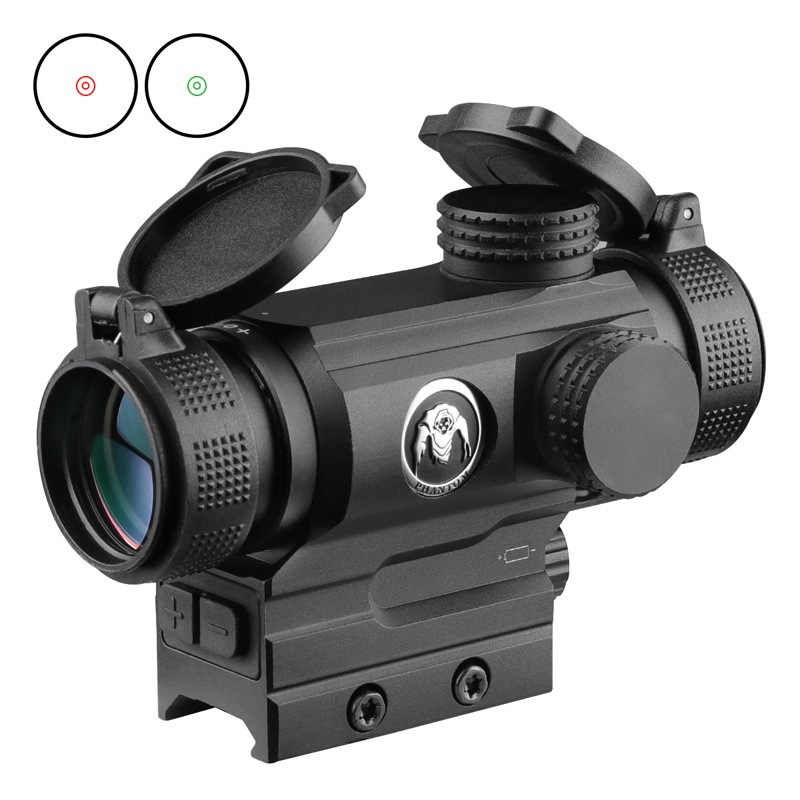 PHANTOM レッド/グリーンサークルドットサイト BK | 光学機器,ドット