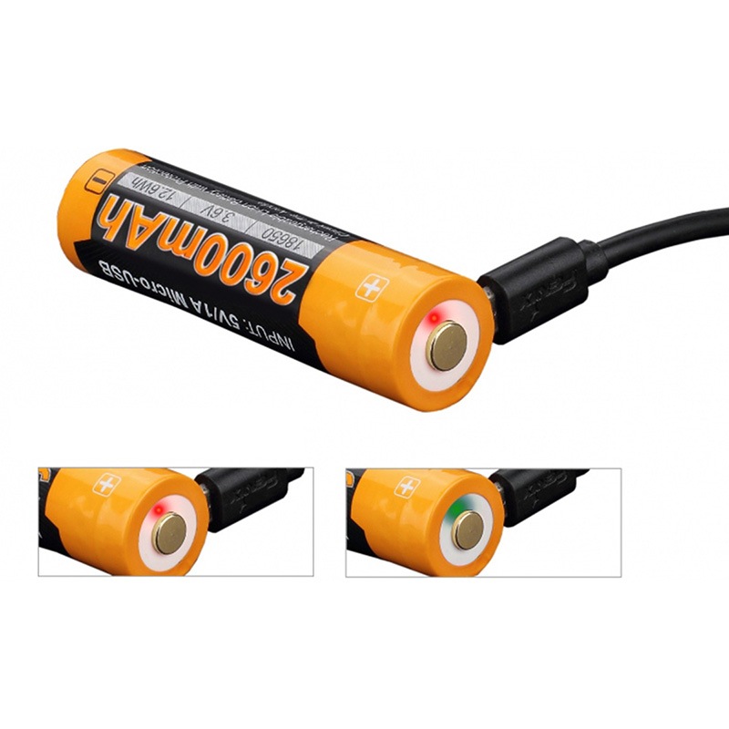 FENIX(フェニックス) ARB-L18-2600U 2600mAh/3.6V 充電式 18650