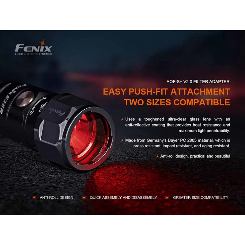 FENIX(フェニックス) AOF-S+V2.0 高性能レッドフィルターアダプター