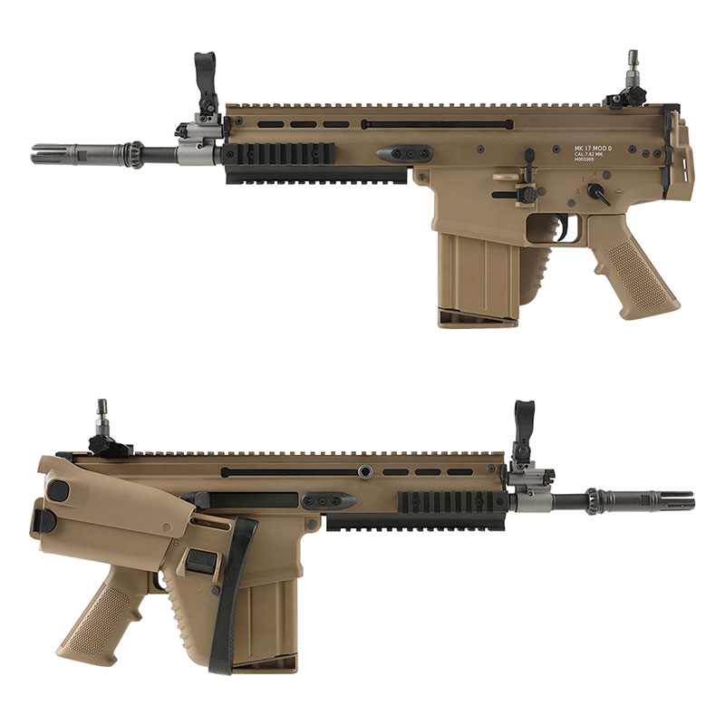 WE SCAR-H ガスブローバックライフル FDE | エアガン本体,ガスライフル