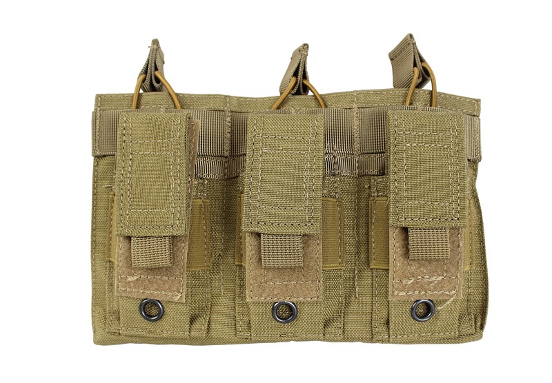 WoSporT 5.56/9mm オープントップトリプルマガジンポーチ MC