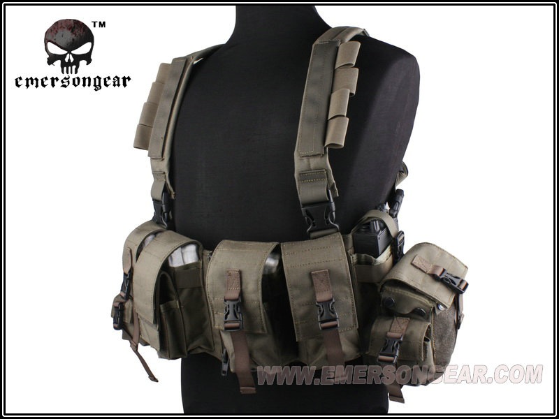 EMERSON LBT1961 A-R チェストリグ RG | サバゲー装備品,ベスト