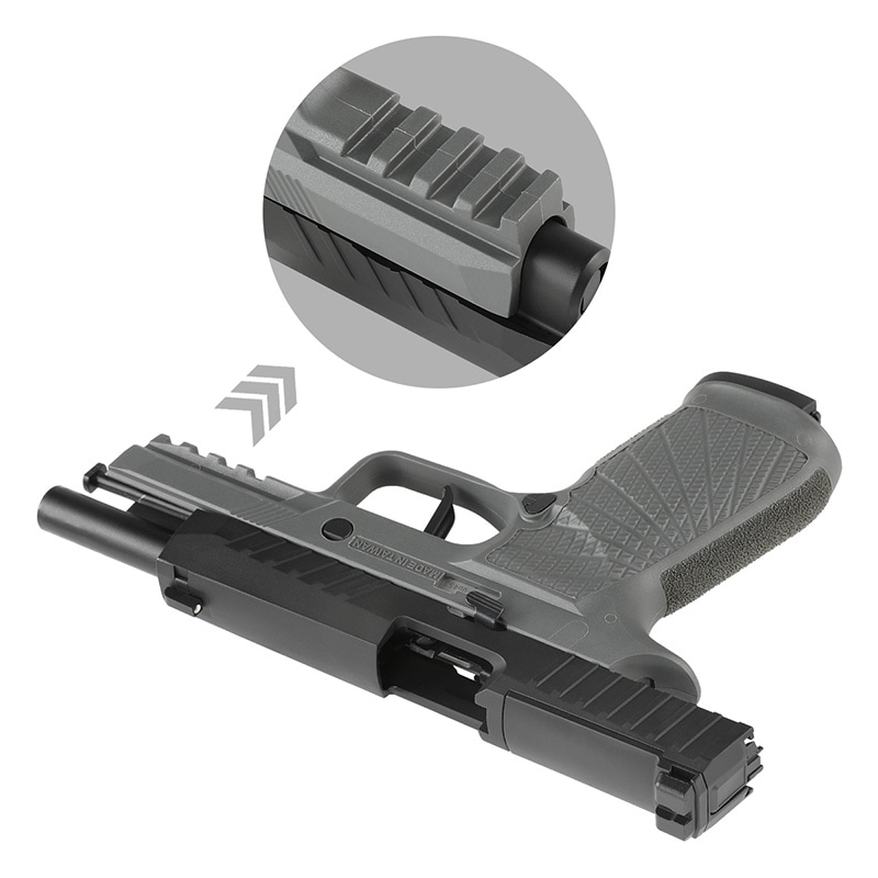 エアガン ブラック/シルバー StarkArms (VFC) SA320 Tactical M17 ガスブローバック ブラック GBB