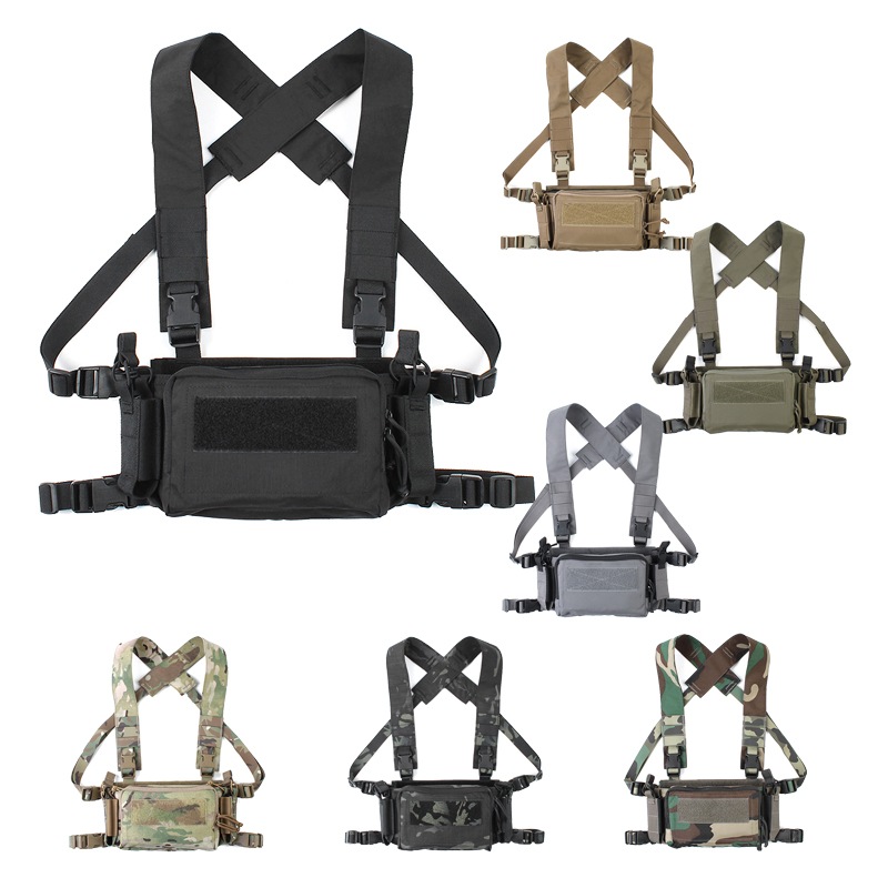 継続値下げ中❗️【未使用】チェストリグ　サバゲー　装備品　ミリタリー PEW Tactical HSPスタイル D3CRMチェストリグ | サバゲー装備品,ベスト