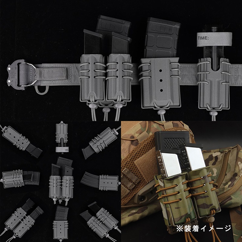 WoSporT WTスタイル 9mmダブル+M4マガジンポーチ OD | サバゲー装備品