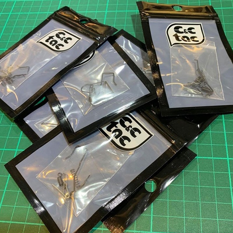 C&C Tac Glock 強化スチールスプリングセット (東京マルイ/WE/KJW