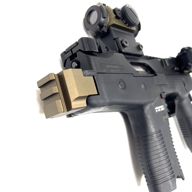 Airsoft Artisan M1913 ストック アダプター BK (KSC MP9/TP9