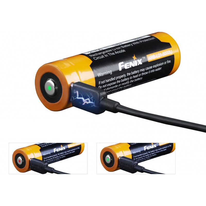 FENIX(フェニックス) ARB-L21-5000 V2.0 5000mAh/3.6V 充電式 21700