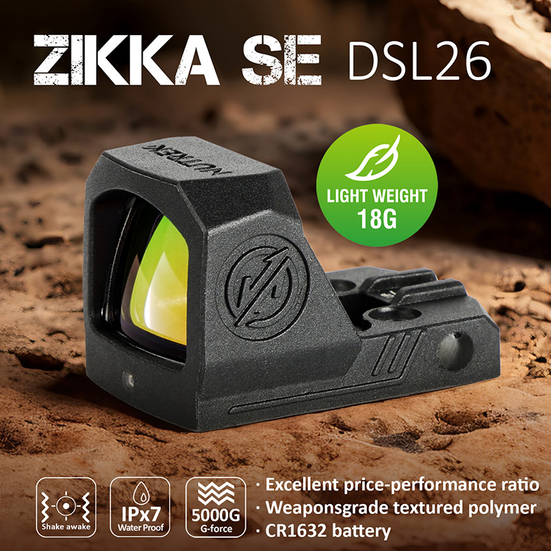 Nutrek Optics ZIKKA SE 1×22×17 レッド ドットサイト RMS/RMSc