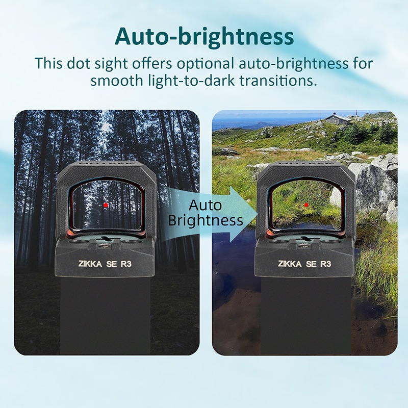 Nutrek Optics ZIKKA SE 1×22×17 レッド ドットサイト RMS/RMSc