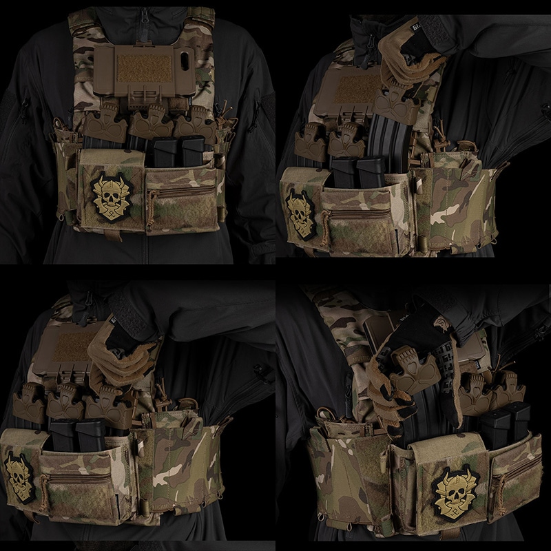 WoSporT シリコン製スカルスタイル マガジン バンパー 3個 セット M4