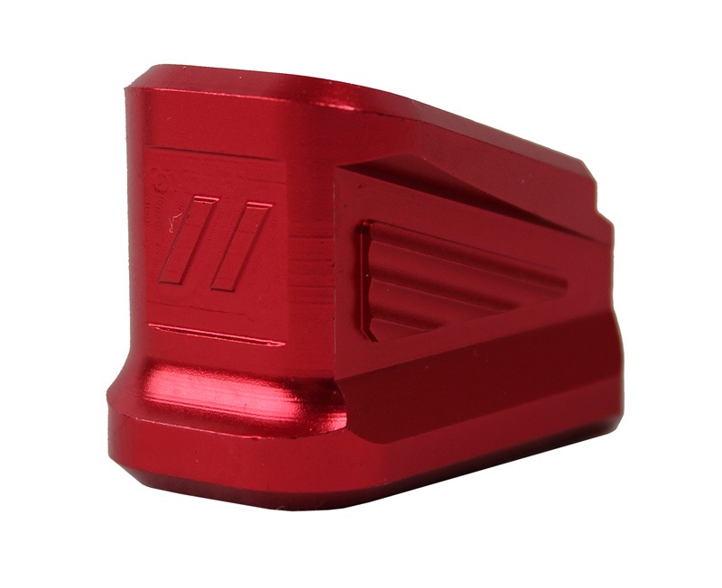 5KU ZEVスタイル Glockマガジンベースパッド RED SAA/StarkArms G17