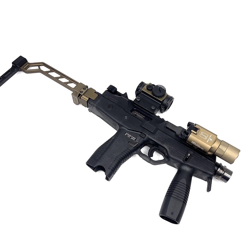 Airsoft Artisan M1913 ストック アダプター BK (KWA MP9/TP9