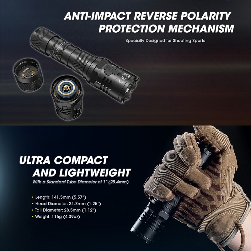 NITECORE(ナイトコア) P20iX タクティカル フラッシュライト 最大4000