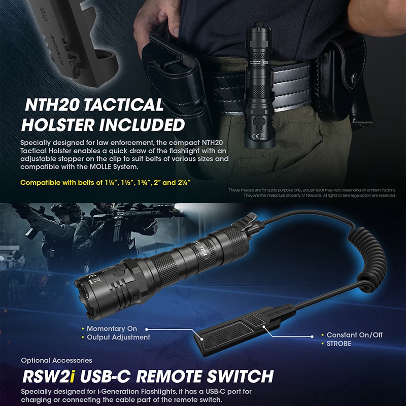 NITECORE(ナイトコア) P20iX タクティカル フラッシュライト 最大4000