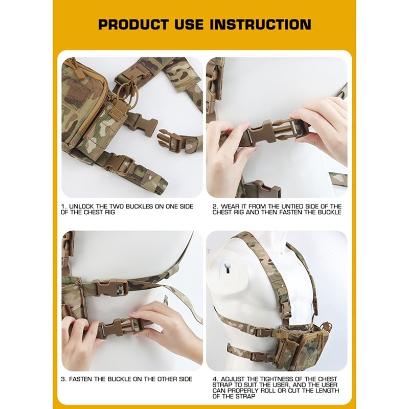 WoSporT HSPスタイル D3CRM チェストリグ RG | サバゲー装備品,ベスト