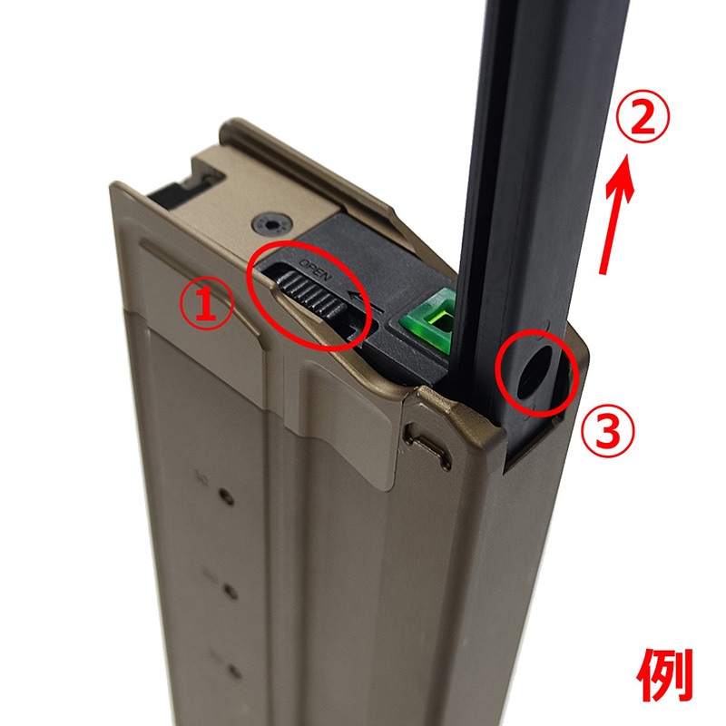 マガジン、その他パーツ PROW MCX SPEAR XM5 6.8X51 SBR GBBR用 ガスマガジン CNC Ver