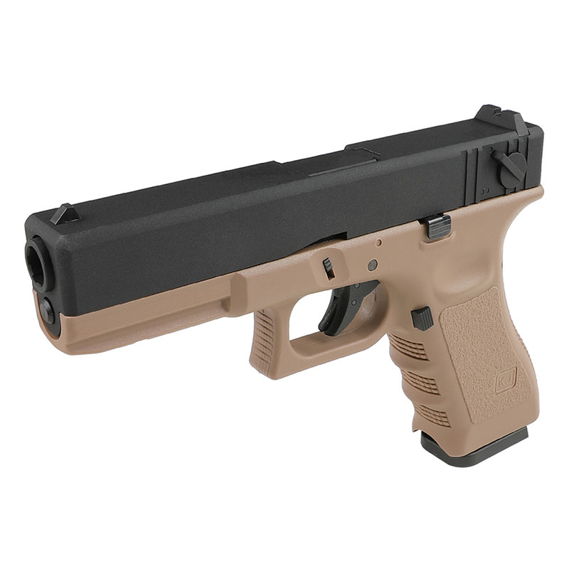 KJ WORKS KP-18 ガスブローバックピストル TAN | エアガン本体