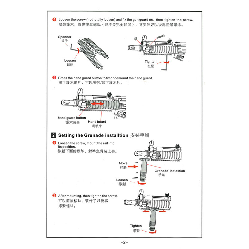 CYMA C52 MP5 レールハンドガード/フォアグリップセット | エアガン