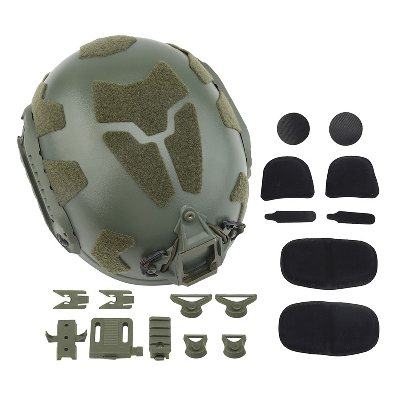 WoSporT FAST SFタイプヘルメット (フルプロテクトVer.) OD