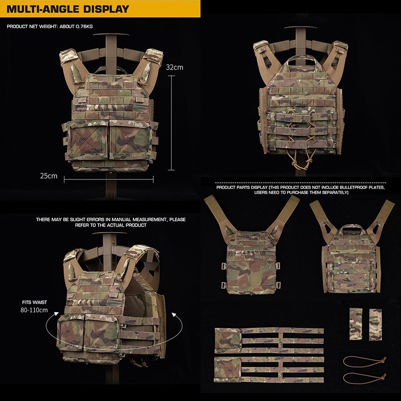 個人装備 TMC JPC 2.0 RG TMC Tactical Vest JPC 2.0 Plate Carrier Vest MultiCam