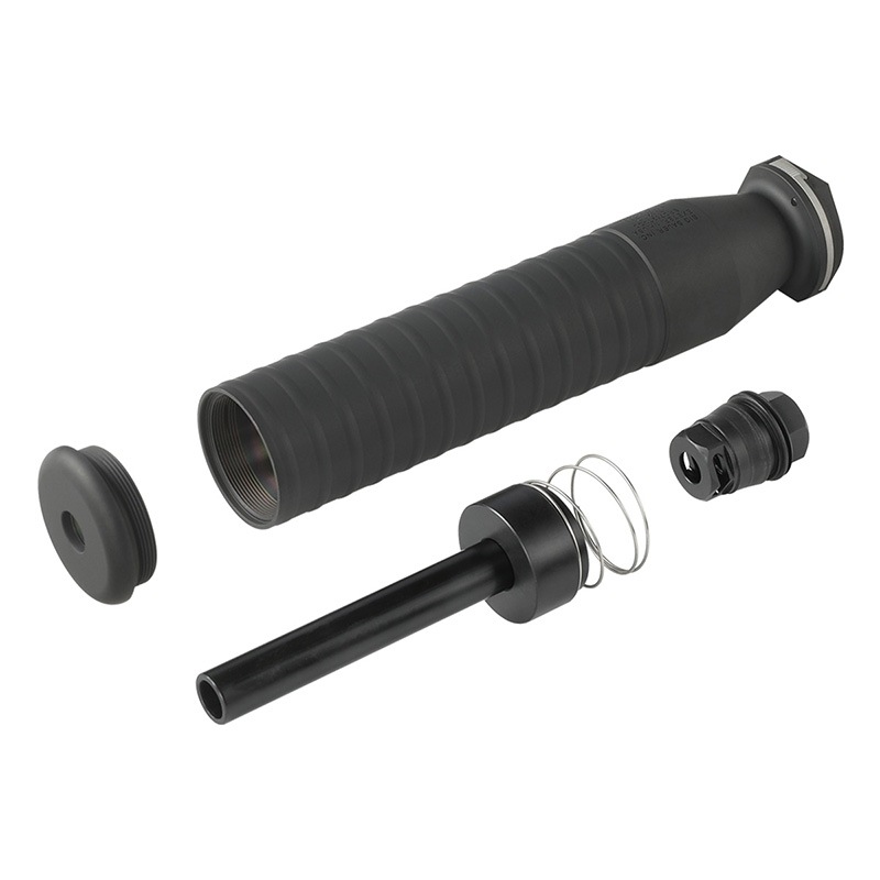 toxicant製 SRD762 サイレンサー Airsoft Artisan SRD762Tiタイプ 9.3inchダミーサイレンサー (14mm逆