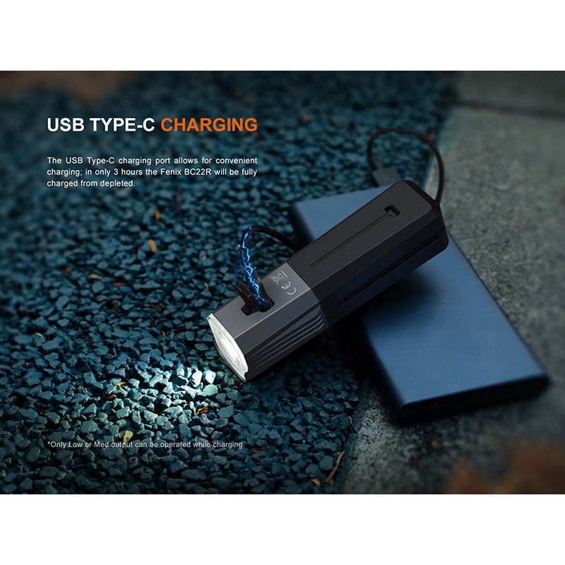 FENIX(ե˥å) BC22R ǽɥХ LED饤 ž֥ ž֥饤 åȥ۸  ̶ ̳ 1400롼/156mȼ 41ֲƯ IP66ɿ Type-C 