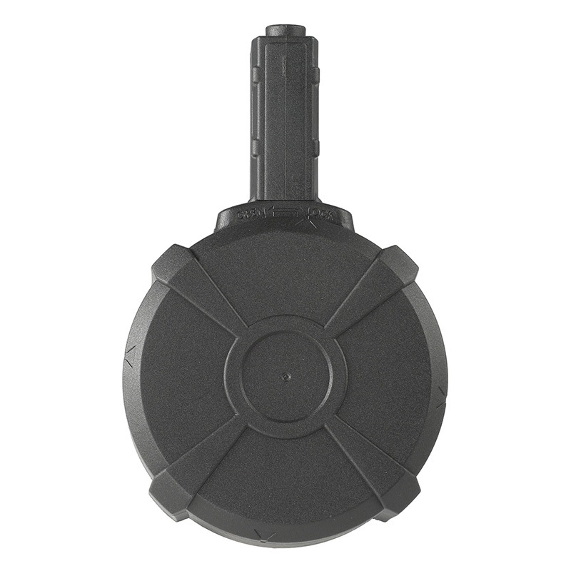 ドラムマガジンまとめ売り、さらに！値下げしました HTGベーシック 電動M4/M16用 1600連 ドラムマガジン スペア