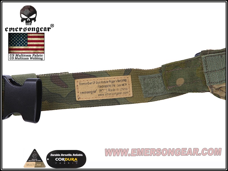 EMERSON製 CPスタイル Modular Rigger's リガーベルト コヨーテブラウン CB 茶系色 500Dナイロン生地 サイズS EMERSON CP Style MBR Modular Rigger\u0027s Belt (CB)