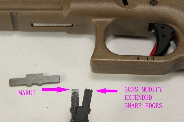 Guns Modify Lone wolfタイプ エクステンドスライドロック Marking
