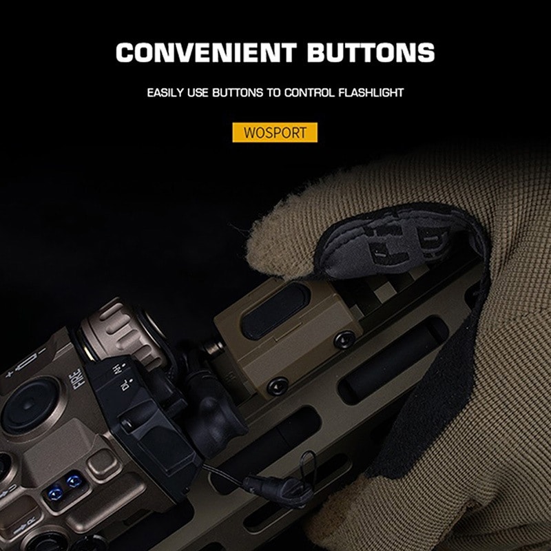 WoSporT Modliteタイプ リモートスイッチ SFライト/3.5mmプラグ (M-LOK