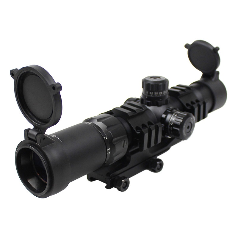 3Colar RGB illuminated 1.5-4x30 ライフルスコープ 1.5-4X30 Tactical Rifle Scope with RGB illuminated Horseshoe