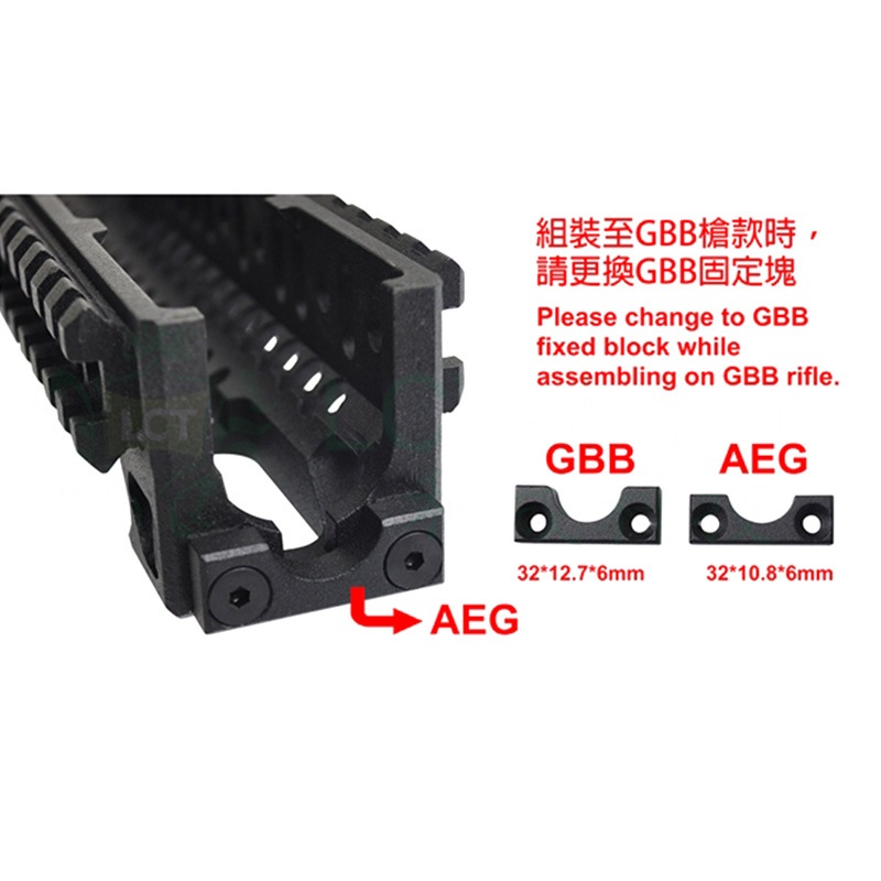 LCT Zenit B-30タイプ ハンドガード | エアガンパーツ,レールシステム