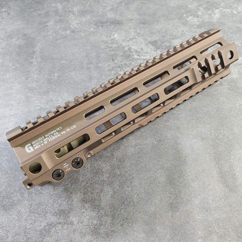 訳あり品】Zparts Geissele MK4タイプ 10inchハンドガード Federal刻印
