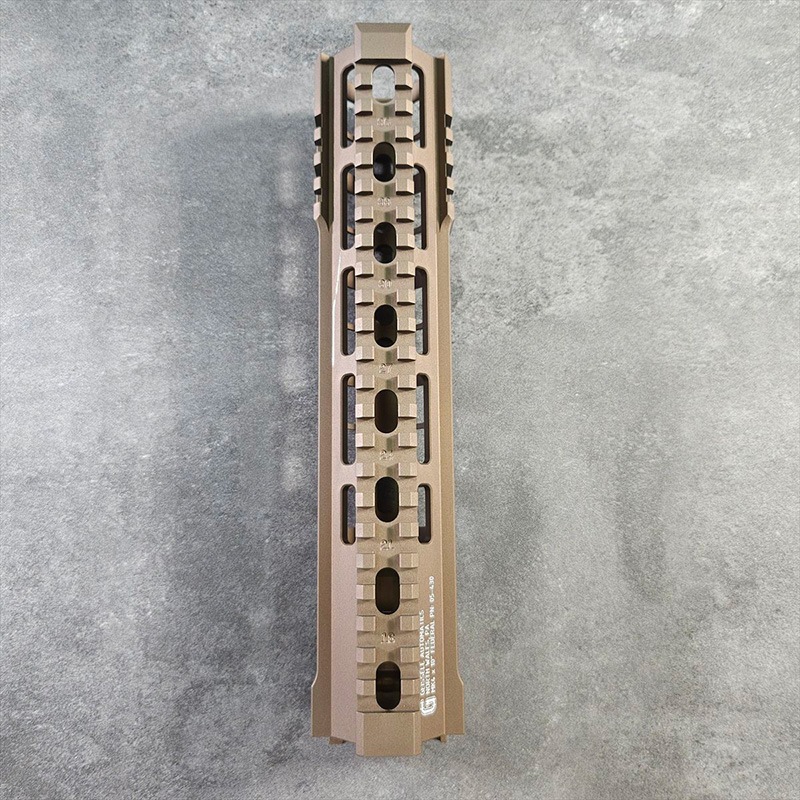 訳あり品】Zparts Geissele MK4タイプ 10inchハンドガード Federal刻印