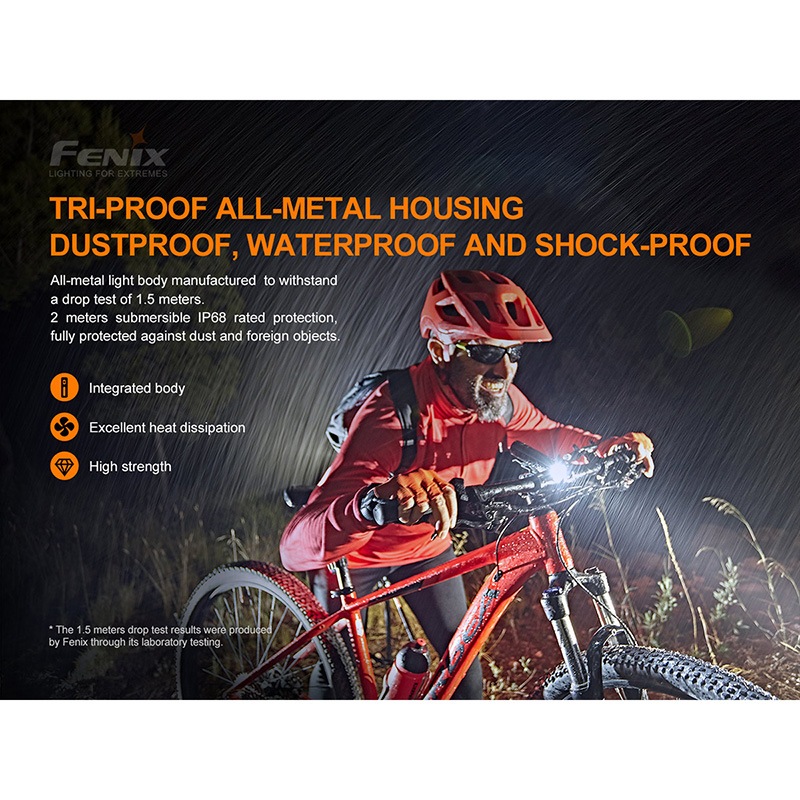 FENIX(ե˥å) BC26R Ķ⵱ ɥХ LED饤 ž֥ ž֥饤 åȥ۸  ̶ ̳ 1600롼/169mȼ 65ֲƯ IP68ɿ Type-C 