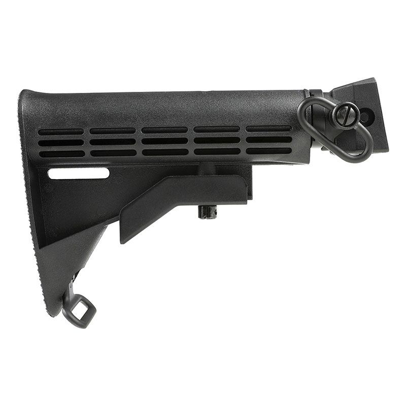 AKタイプエアガン ブラック CYMA C56 ブッシュマスタータイプ AKストックセット (028C/039C対応