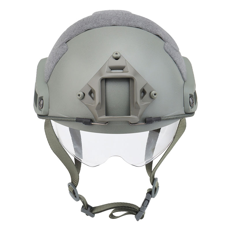 WoSporT FAST MHタイプヘルメット (バイザーゴーグル搭載) GRAY