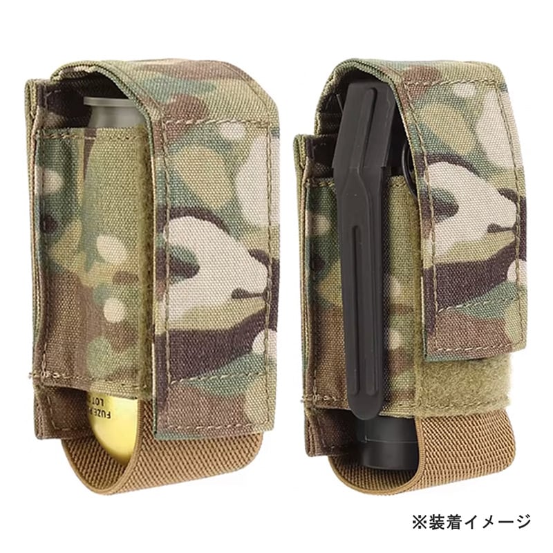 PEW Tactical FSスタイル 40mmグレネードポーチ WolfGrey | サバゲー