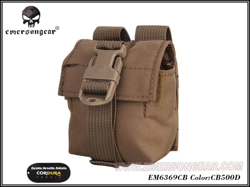 EMERSON LBTスタイル シングル フラググレネードポーチ CB【メール便