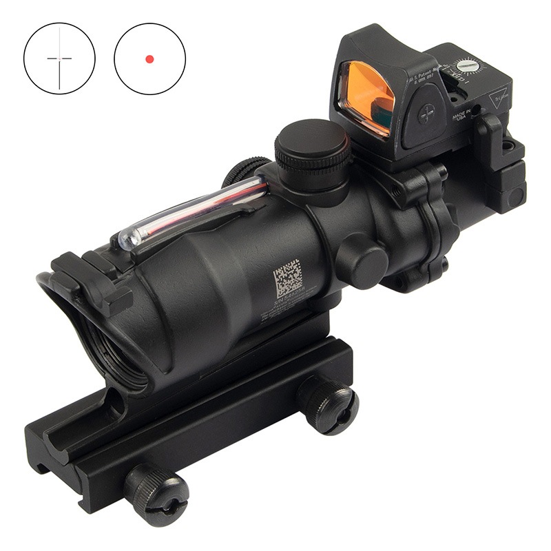 TR ACOG4×32スコープ＆RMRドットレプリカ 集光チューブ式発光モデル